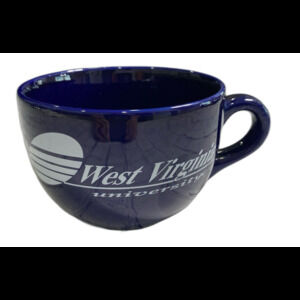 West Virginia University Oversized Ceramic Coffee / Soup Mug. LNWOT